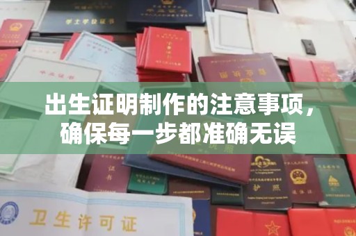 赣州出生证明制作的注意事项，确保每一步都准确无误