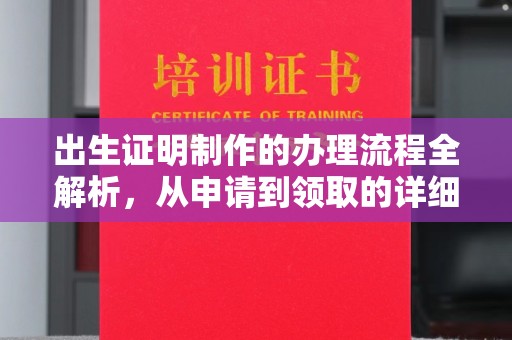 赣州出生证明制作的办理流程全解析，从申请到领取的详细指南